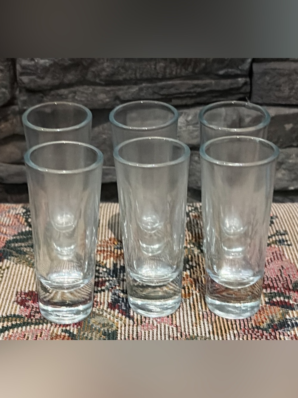 Clear Glass Shot Glass Set